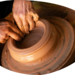 Handcrafted Tunisian pottery for home decoration